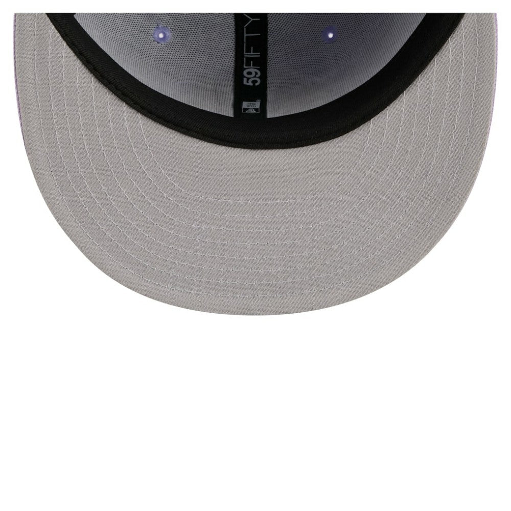 Chicago Blackhawks New Era Lavender Bloom 59FIFTY Fitted Hat - Light Purple/Purple Hats