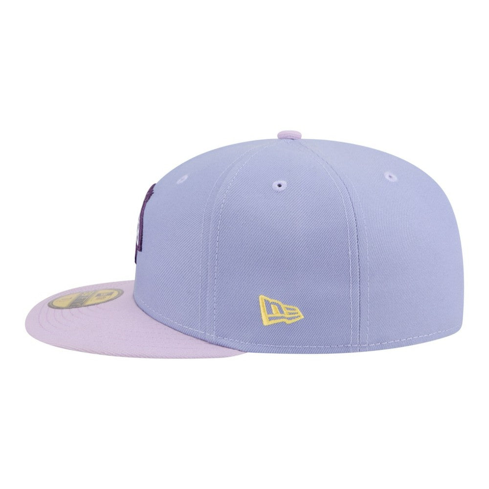 Chicago Blackhawks New Era Lavender Bloom 59FIFTY Fitted Hat - Light Purple/Purple Hats