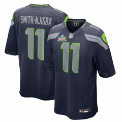 Jaxon Smith-Njigba Seattle Seahawks Super Bowl LX Patch Game Jersey - College Navy outlet