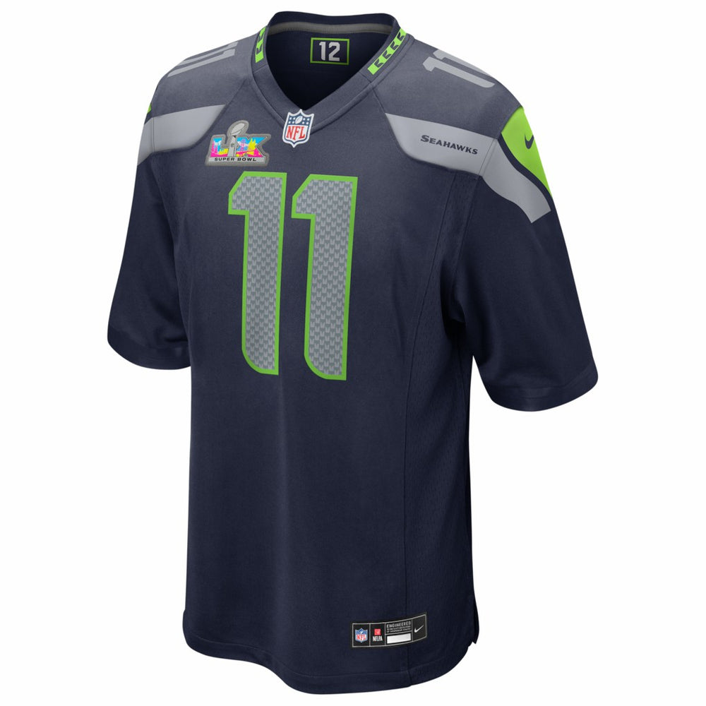Jaxon Smith-Njigba Seattle Seahawks Super Bowl LX Patch Game Jersey - College Navy outlet