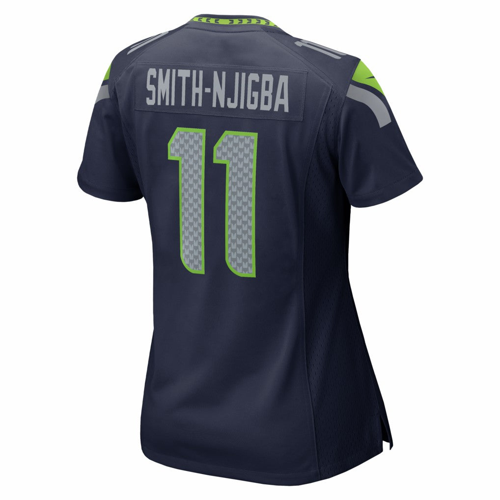 Jaxon Smith-Njigba Seattle Seahawks Women's Super Bowl LX Patch Game Jersey - College Navy outlet