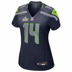 Sam Darnold Seattle Seahawks Women's Super Bowl LX Patch Game Jersey - College Navy cheap