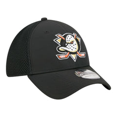Anaheim Ducks New Era Logo 39THIRTY Flex Hat - Black Hats