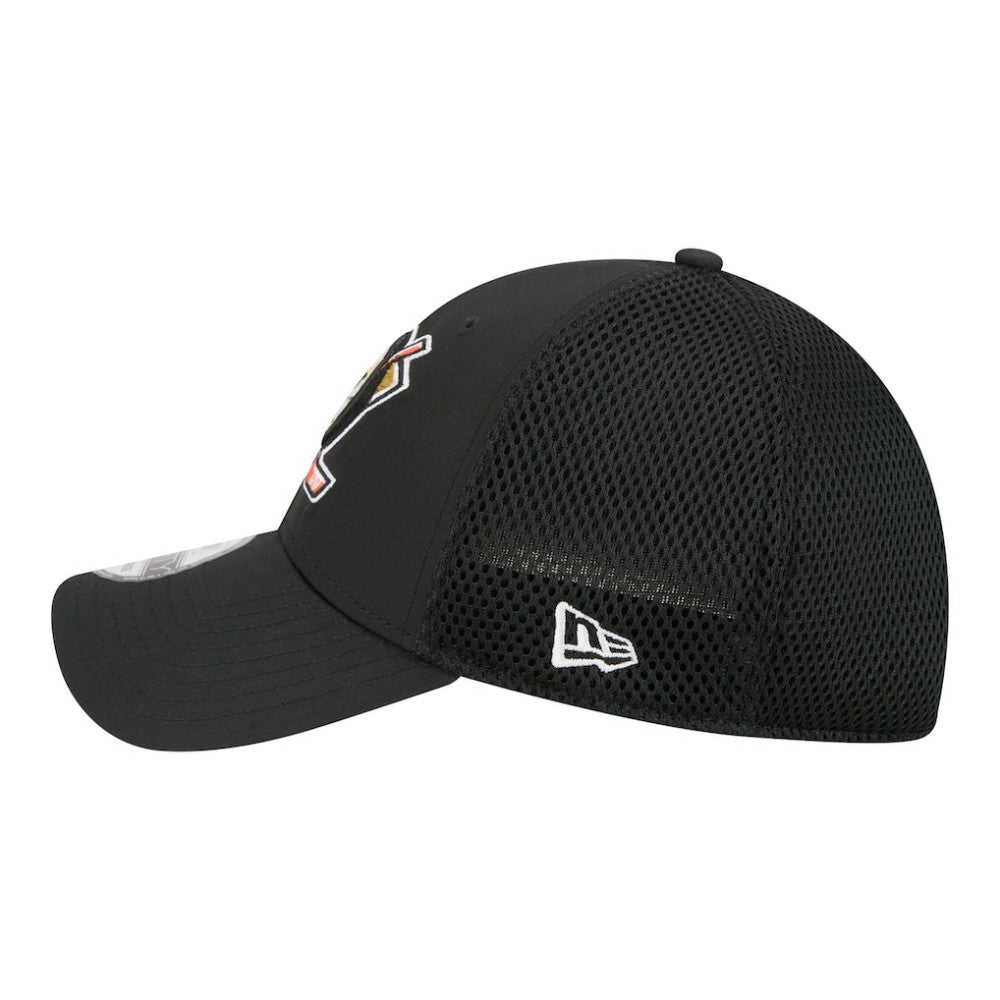 Anaheim Ducks New Era Logo 39THIRTY Flex Hat - Black Hats