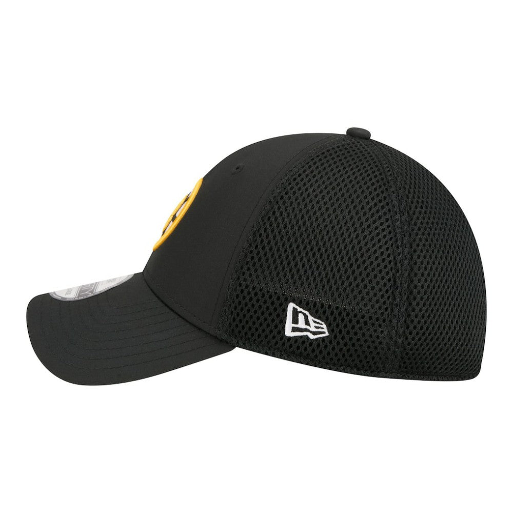 Boston Bruins New Era Logo 39THIRTY Flex Hat - Black Hats
