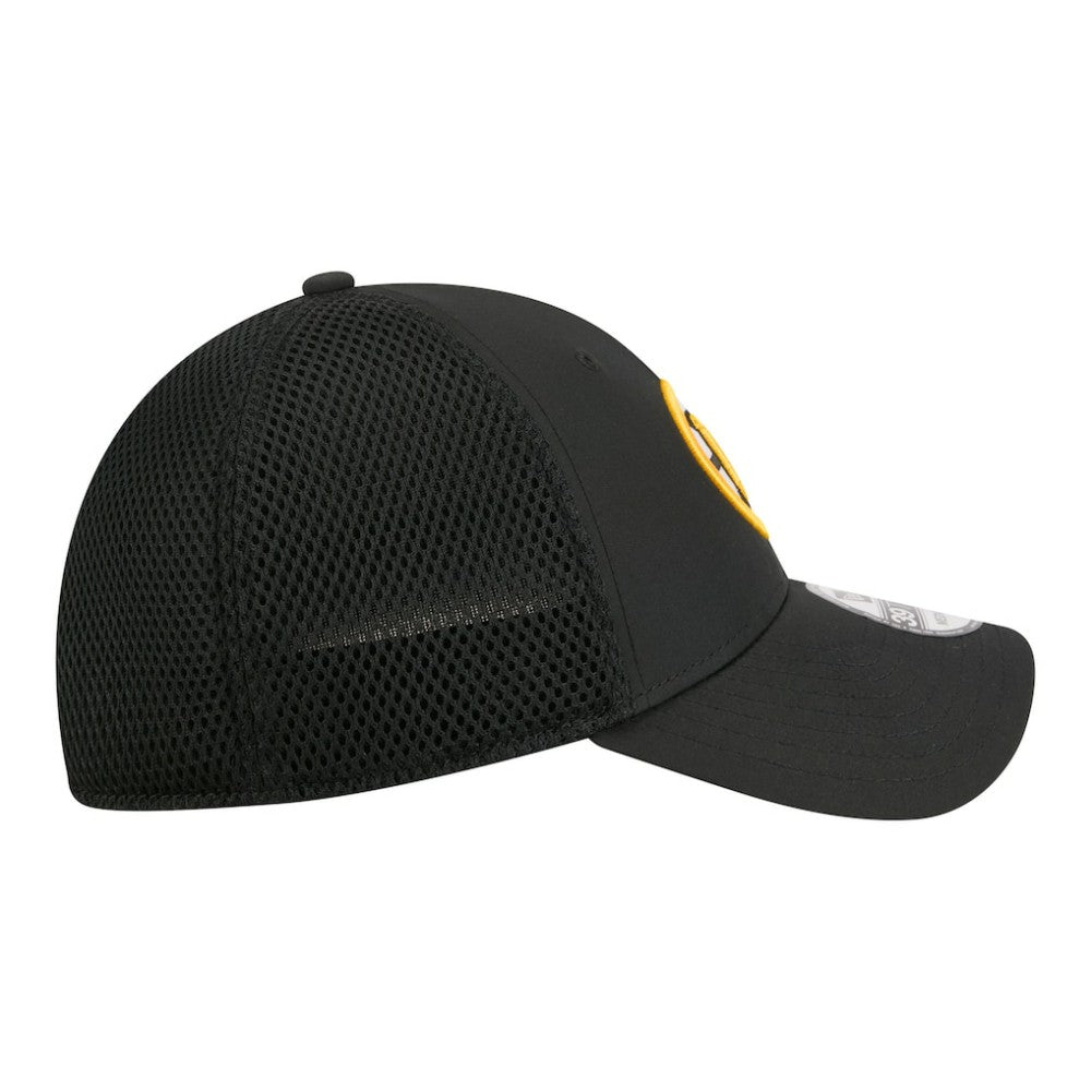 Boston Bruins New Era Logo 39THIRTY Flex Hat - Black Hats