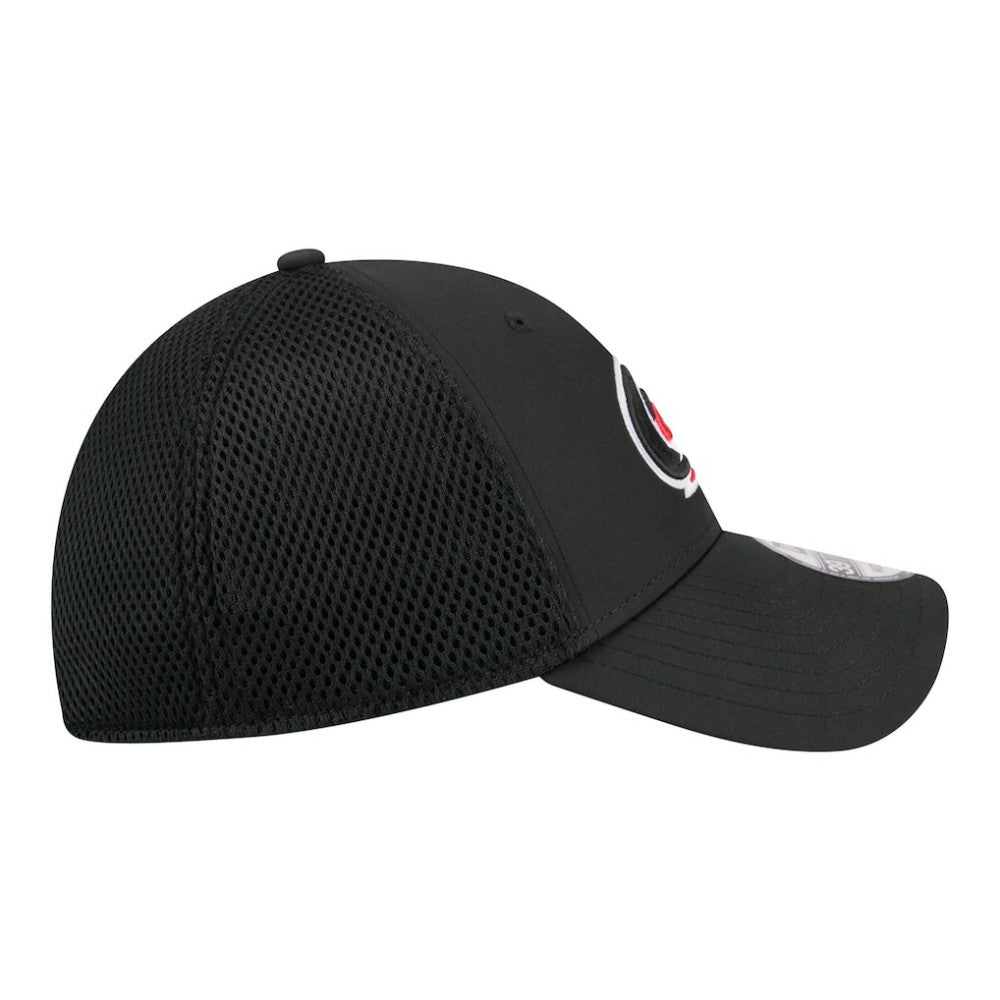 Carolina Hurricanes New Era Logo 39THIRTY Flex Hat - Black Hats