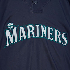 Ichiro Suzuki Seattle Mariners Big & Tall Cooperstown Mesh Batting Practice Jersey Navy