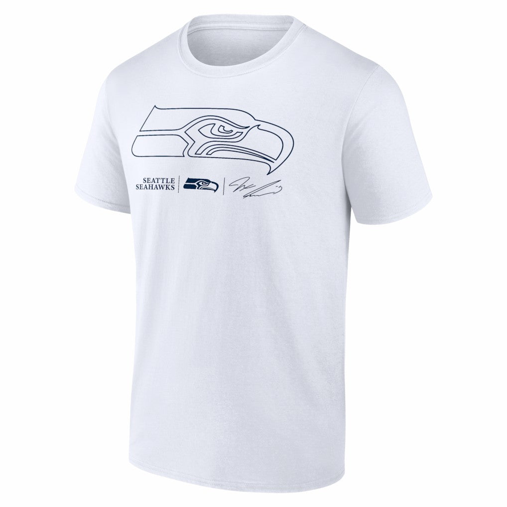 Jaxon Smith-Njigba Seattle Seahawks Tonal Name & Number T-Shirt - White discount