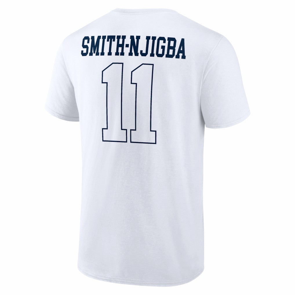 Jaxon Smith-Njigba Seattle Seahawks Tonal Name & Number T-Shirt - White discount