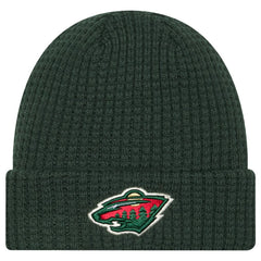 Minnesota Wild New Era Waffle Cuffed Knit Hat - Green Hats