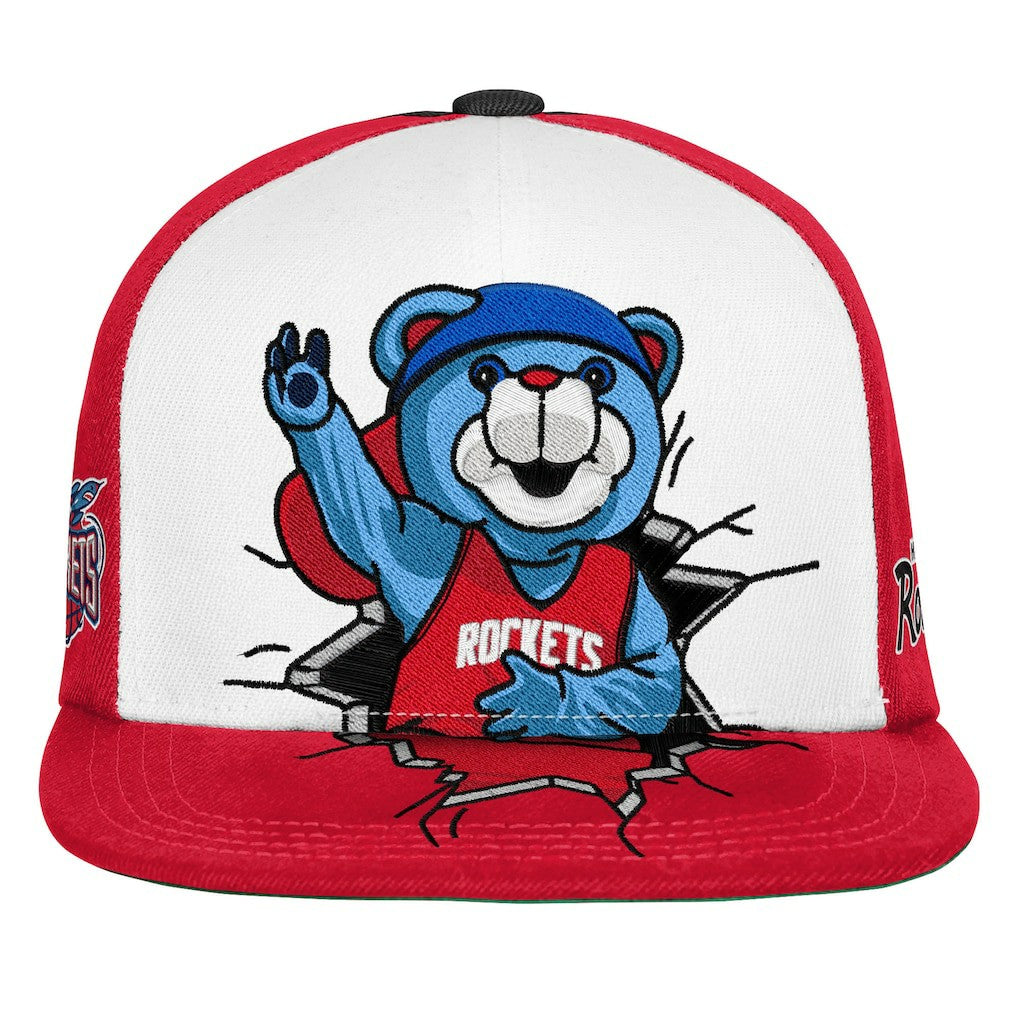 Houston Rockets Youth Mascot Snapback Hat sale - Red cheap