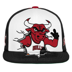Chicago Bulls Youth Mascot Snapback Hat - Black discount