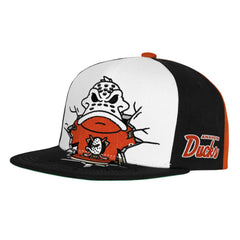 Anaheim Ducks Mitchell & Ness Youth Mascot Snapback Hat - Orange Hats