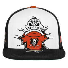 Anaheim Ducks Mitchell & Ness Youth Mascot Snapback Hat - Orange Hats