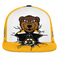 Boston Bruins Mitchell & Ness Youth Mascot Snapback Hat - Black Hats