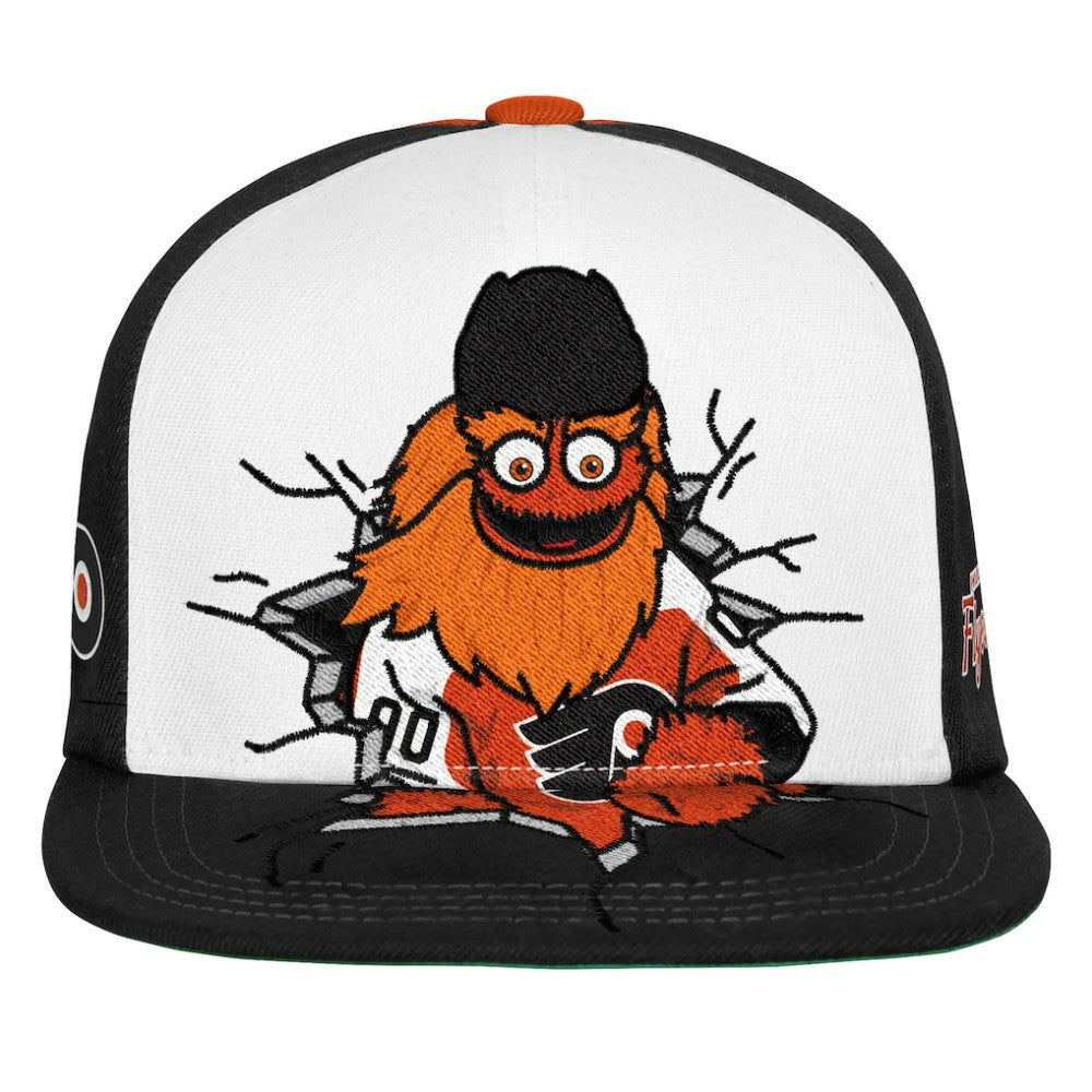 Philadelphia Flyers Mitchell & Ness Youth Mascot Snapback Hat - Orange Hats