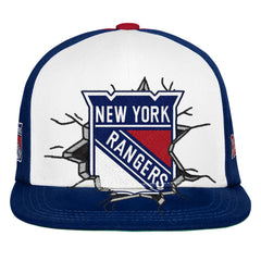 New York Rangers Mitchell & Ness Youth Mascot Snapback Hat - Navy Hats
