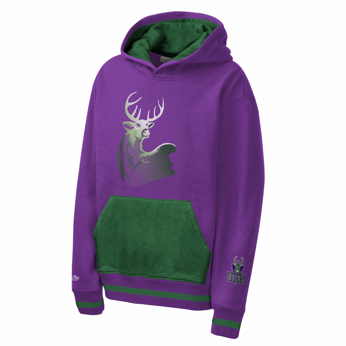 Milwaukee Bucks Youth Playmaker Fashion Fleece Hoodie - Purple shop