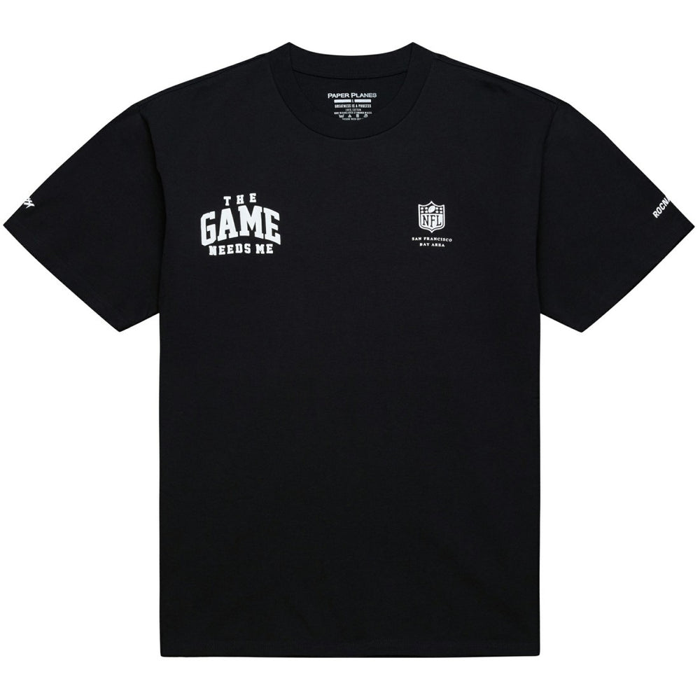 Super Bowl LX Roc Nation x Paper Planes x NFL T-Shirt - Black discount