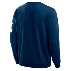 New York Yankees Darius Rucker Collection Washed Crew Neck Pullover Sweatshirt Navy
