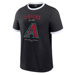 Arizona Diamondbacks Darius Rucker Collection Washed Ringer T-Shirt Black