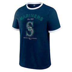 Seattle Mariners Darius Rucker Collection Washed Ringer T-Shirt Navy
