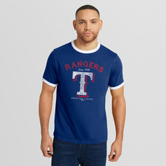 Texas Rangers Darius Rucker Collection Washed Ringer T-Shirt Royal