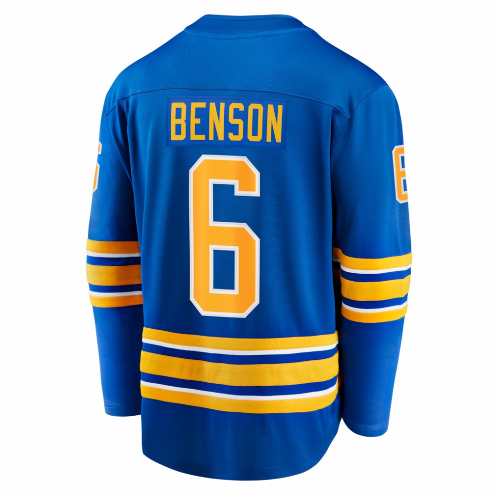 Zach Benson Buffalo Sabres Fanatics Home Breakaway Jersey - Royal Jerseys