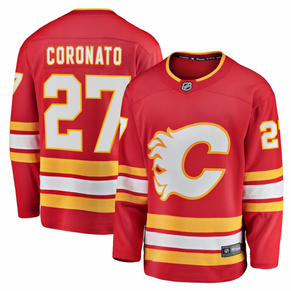Matt Coronato Calgary Flames Fanatics Home Breakaway Jersey - Red Jerseys
