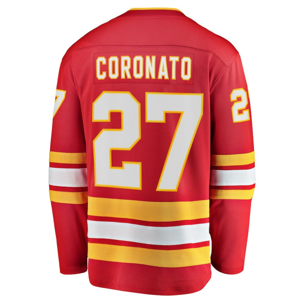 Matt Coronato Calgary Flames Fanatics Home Breakaway Jersey - Red Jerseys