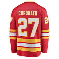 Matt Coronato Calgary Flames Fanatics Home Breakaway Jersey - Red Jerseys