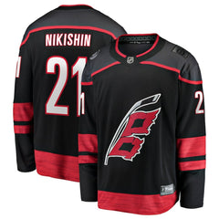 Alexander Nikishin Carolina Hurricanes Fanatics Home Breakaway Jersey - Black Jerseys