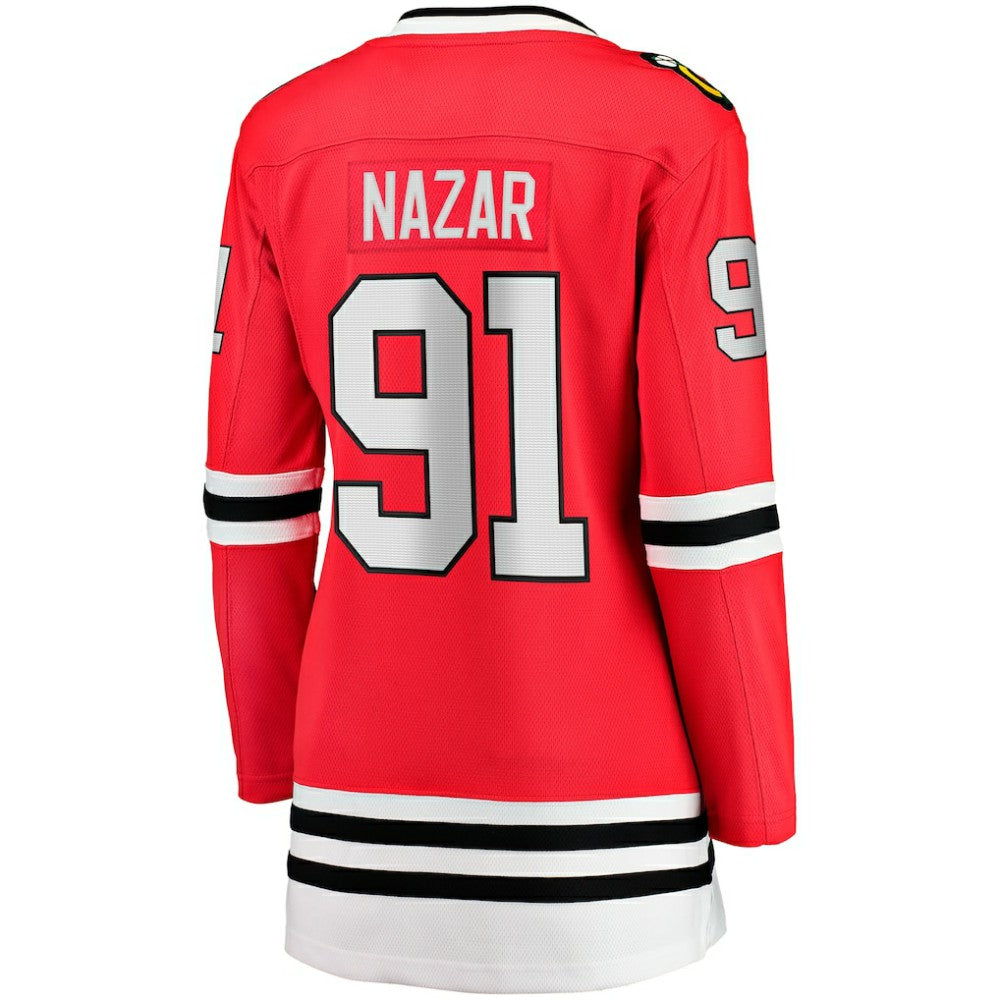Frank Nazar Chicago Blackhawks Fanatics Women's Home Breakaway Jersey - Red Jerseys