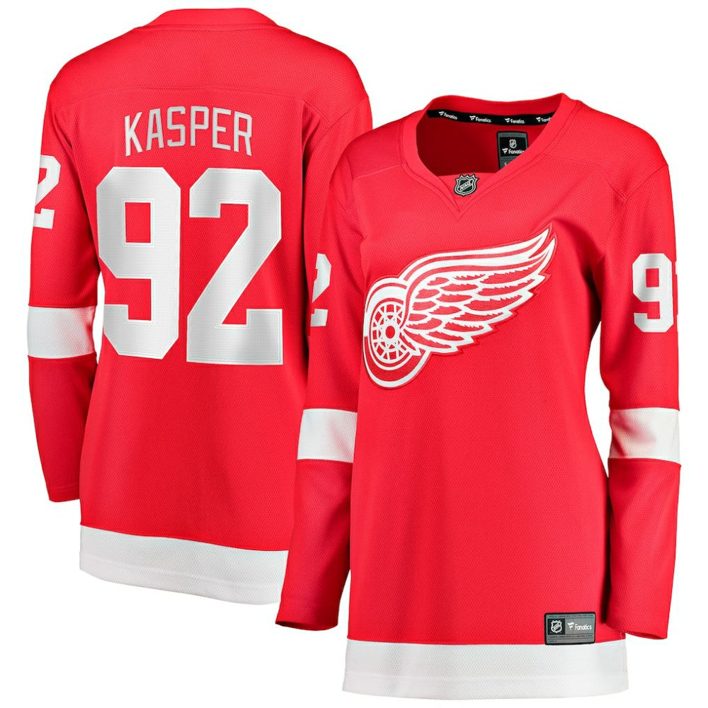 Marco Kasper Detroit Red Wings Fanatics Women's Home Breakaway Jersey - Red Jerseys