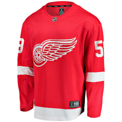 Emmitt Finnie Detroit Red Wings Fanatics Home Breakaway Jersey - Red Jerseys