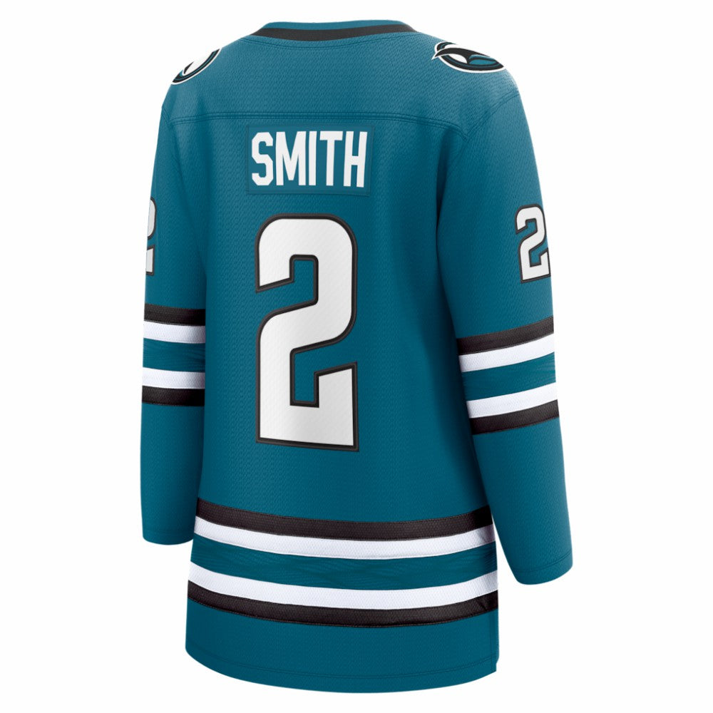 Will Smith San Jose Sharks Fanatics Women's Home Breakaway Jersey - Teal Jerseys