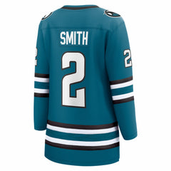 Will Smith San Jose Sharks Fanatics Women's Home Breakaway Jersey - Teal Jerseys