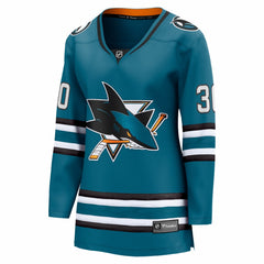Yaroslav Askarov San Jose Sharks Fanatics Women's Home Breakaway Jersey - Teal Jerseys