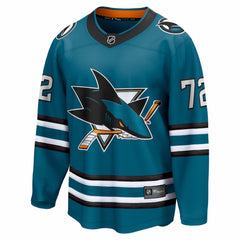William Eklund San Jose Sharks Fanatics Home Breakaway Jersey - Teal Jerseys