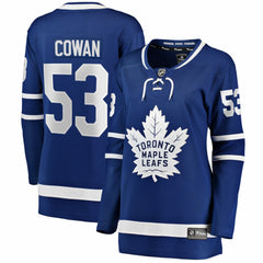 Easton Cowan Toronto Maple Leafs Indiana Women's Home Breakaway Jersey - Blue Jerseys