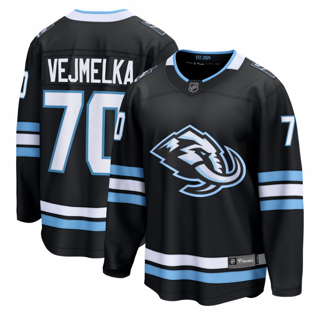 Karel Vejmelka Utah Mammoth Fanatics Home Breakaway Jersey - Black Jerseys