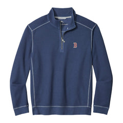 Boston Red Sox Tommy Bahama Montego Bay Half-Zip Sweatshirt Navy