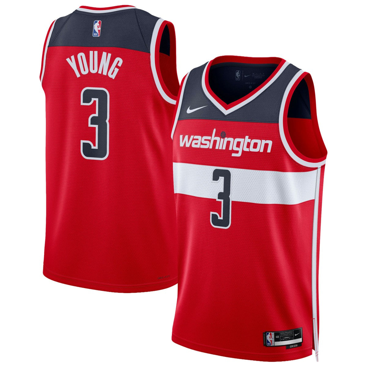 Trae Young Washington Wizards Unisex Swingman Jersey - Icon Edition - Red cheap
