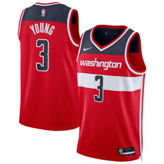 Trae Young Washington Wizards Unisex Swingman Jersey - Icon Edition - Red cheap