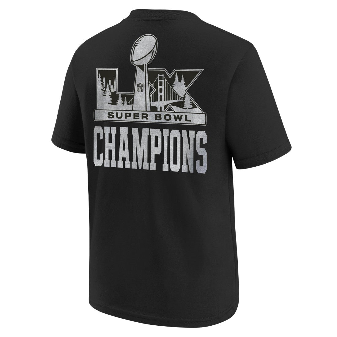 Seattle Seahawks Youth Super Bowl LX Champions Locker Room Trophy Collection Authentic T-Shirt - Black on sale