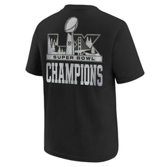Seattle Seahawks Youth Super Bowl LX Champions Locker Room Trophy Collection Authentic T-Shirt - Black on sale