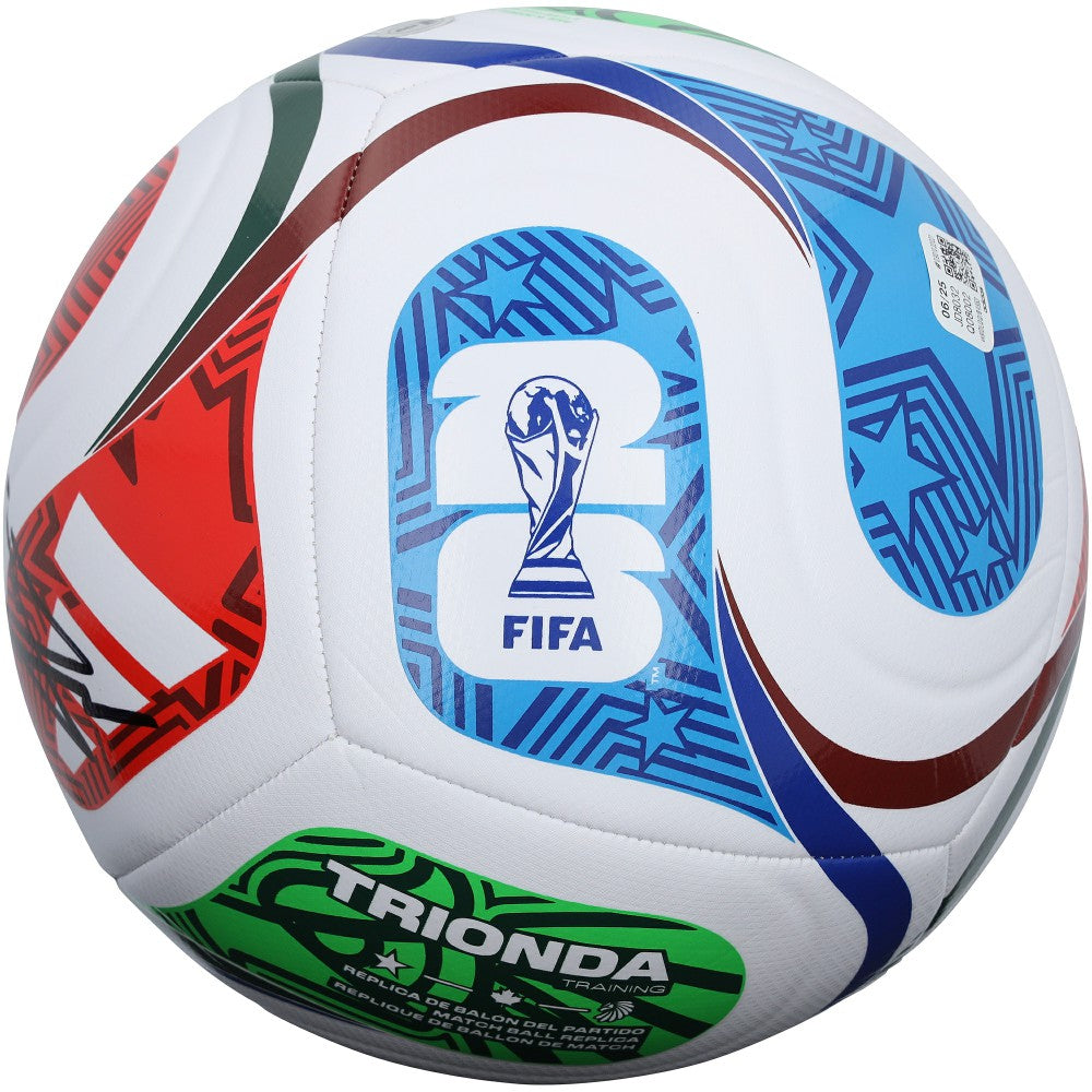 Nico Paz Argentina National Team Autographed 2026 FIFA World Cup Trionda Soccer Ball
