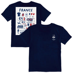 France National Team Vive La Fete Toddler Impressions Artwork T-Shirt for sale - Navy