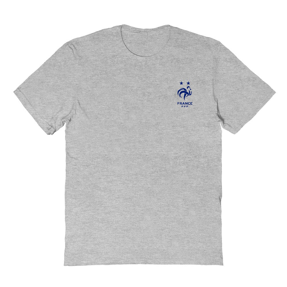 France National Team Vive La Fete Women's Impressions Artwork Fitted T-Shirt - Gray sale